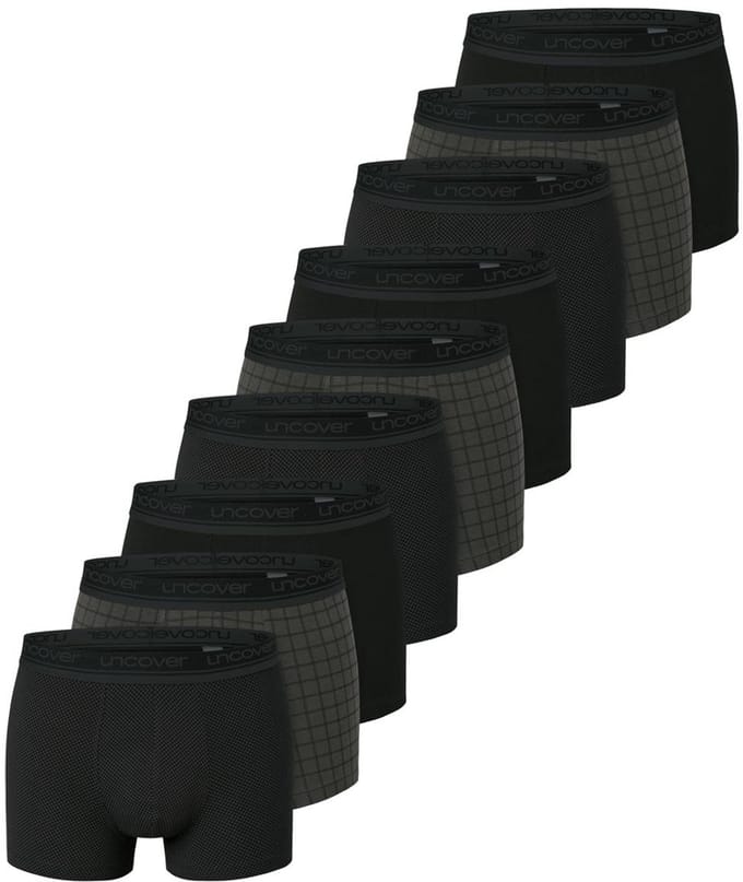 uncover by Schiesser Heren retro short / pant 9 pack Cotton