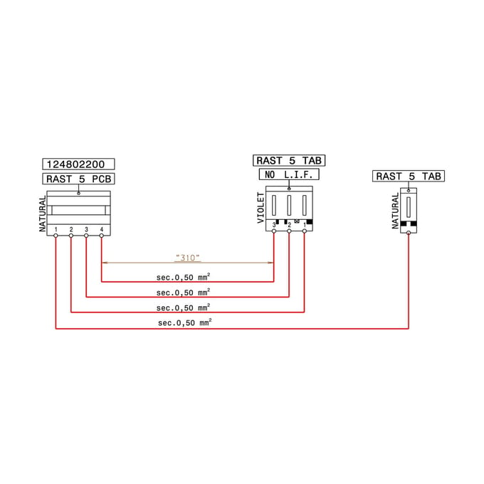 AEG kabel, motor, motorregelmoduul, PCB,J2,310mm 140031436011