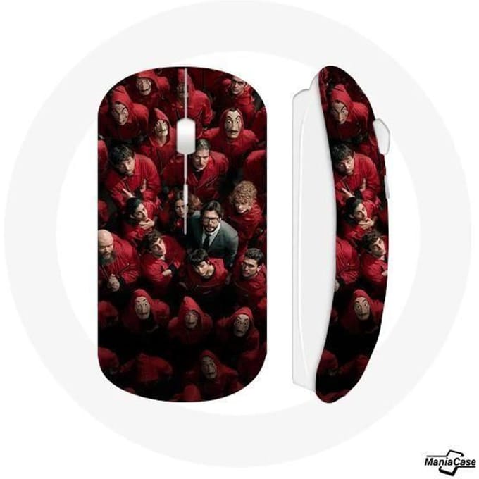 Draadloze muis la casa de papel karakters