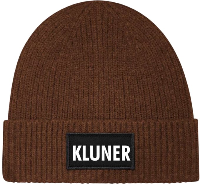 Wintermuts walnut rib gebreid | wit - Kluner - soBAD. | Unisex | Skimuts | Muts | Kou | met grappige tekst | Winter | Beanie