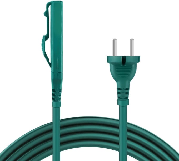 Powerkabel 10 meter voor Vorwerk Kobold VK 140 Stofzuiger