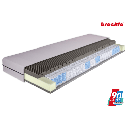 BRECKLE 7-zones pocketveringmatras Pro Somna (Medium (H2), 100 x 200 cm)