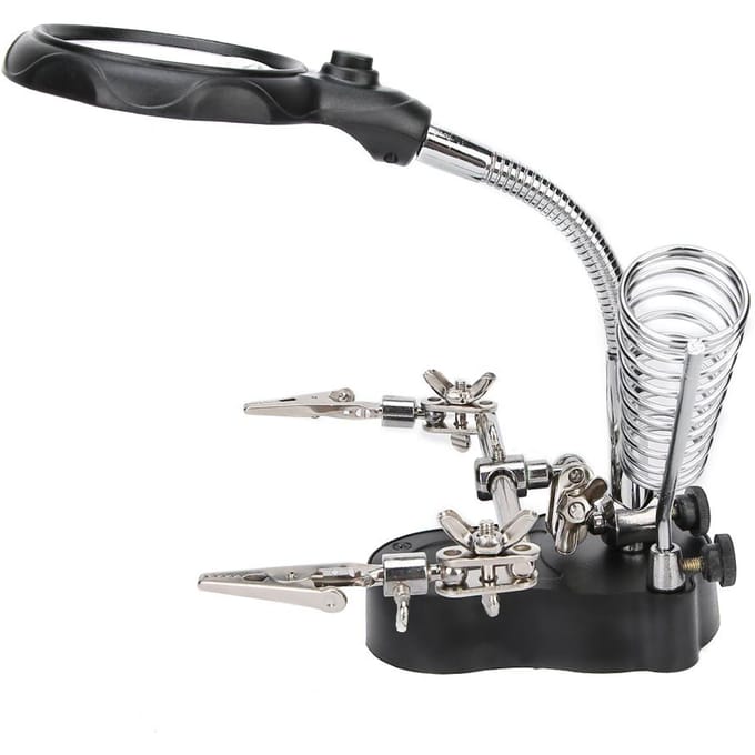 Station de soudage loupe multifonctionnelle avec outil de réparation de loupe LED