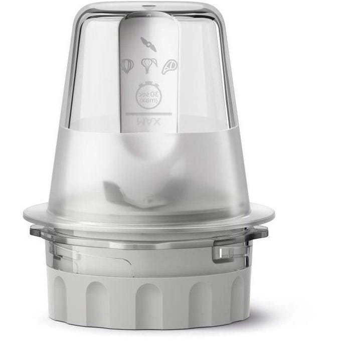 Blender mixeur - PHILIPS - HR2291/20 - Serie 3000 met hakmolen - 600W - 2L - Wit