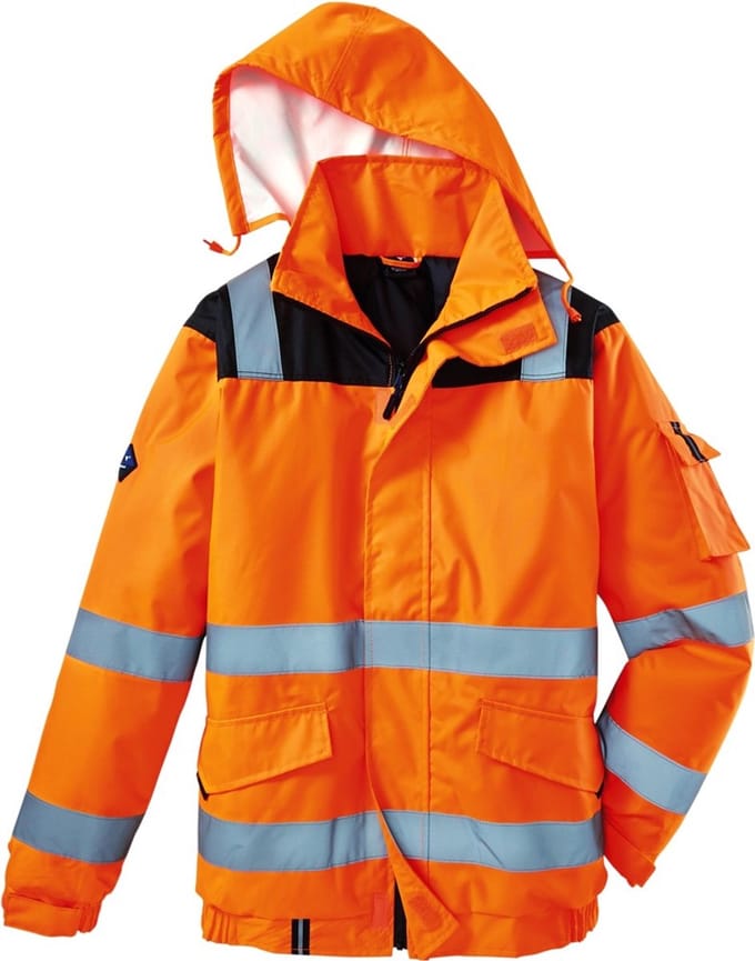 Terrax Workwear Oranje veiligheidsjas voor piloten
