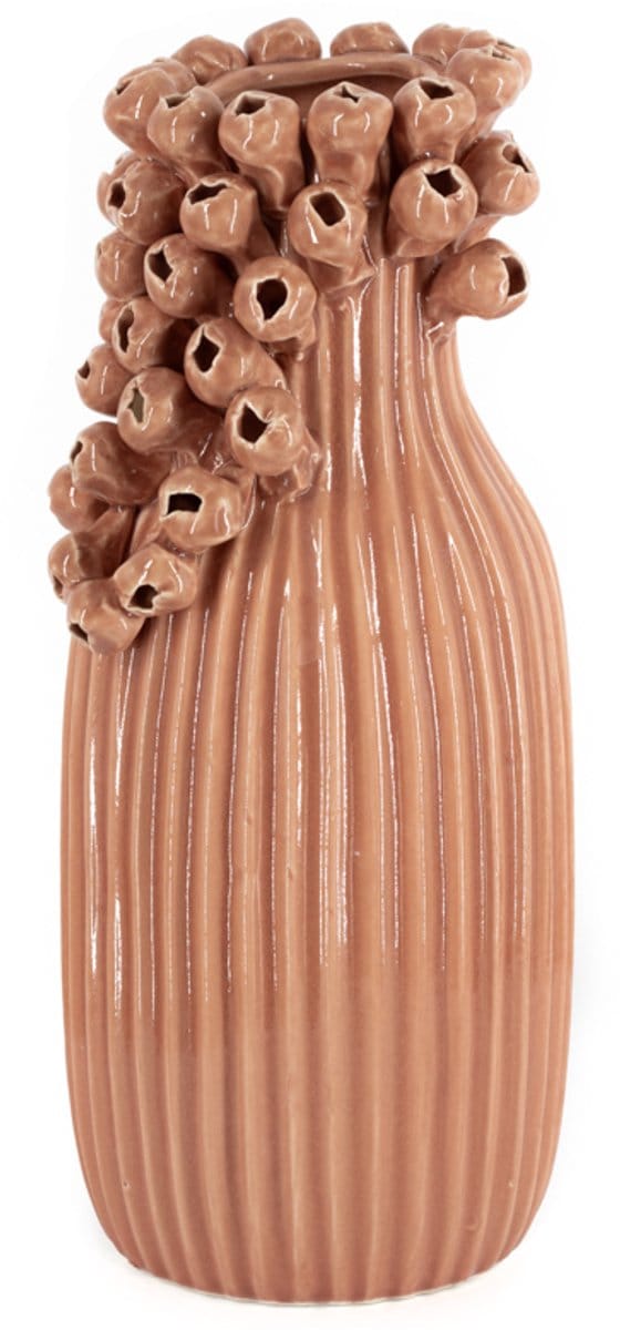 HomeBound by KY | Vaas buds keramiek sandstone | bloemenvaas