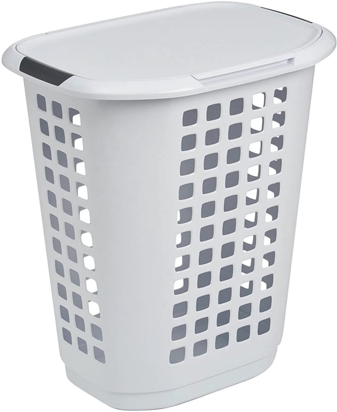 Ezystorage Kunststof wasmand - Wit - 63 liter