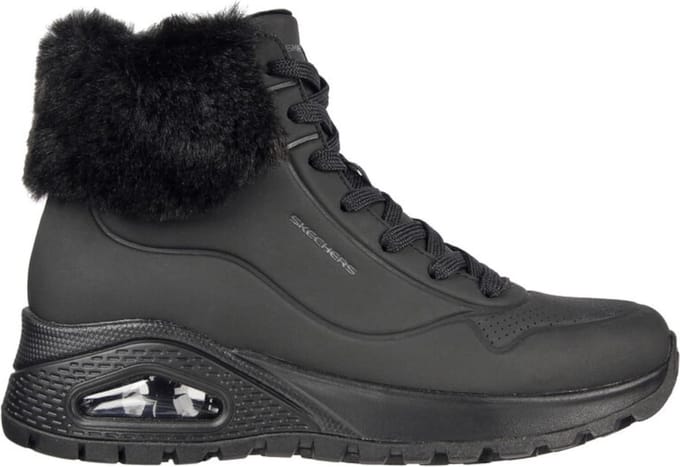 Skechers Uno Rugged Dames Sneakers 167274-bbk - Kleur Zwart