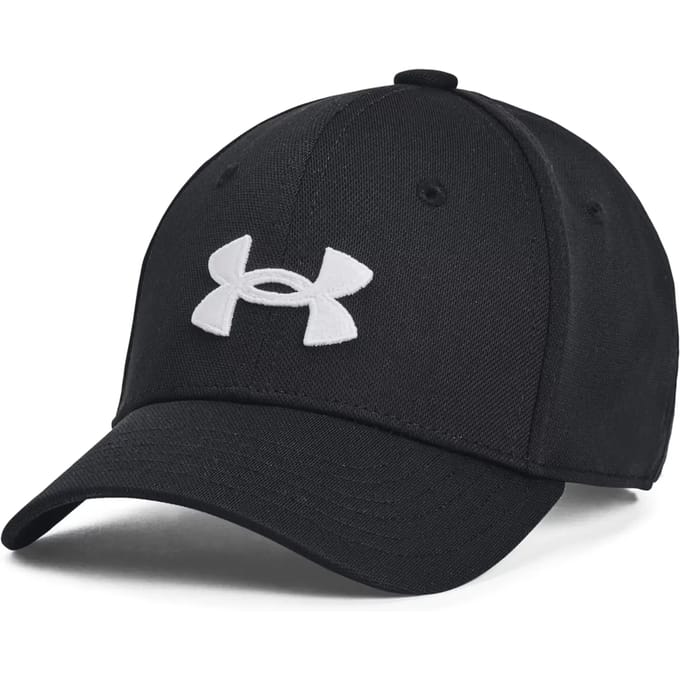 Under Armour B Blitzing Low STR-BLK Jongens Pet - Zwart - Wit