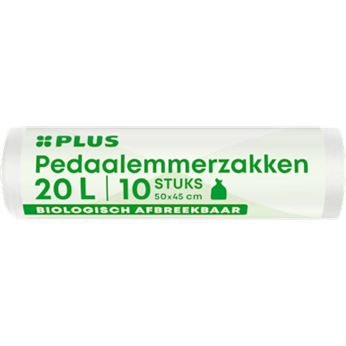 Pedaalemmerzakken biologisch 20 liter