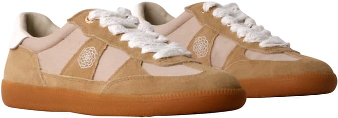 Cherry leren sneakers