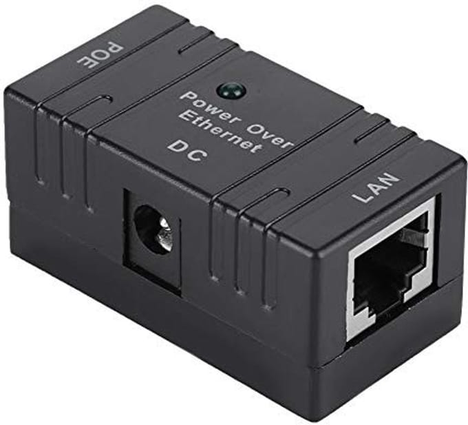 Allecto - Voedingsmodule - Mini Combiner - Universele RJ45-connector - Zwart - Netwerkinjector - Geschikt voor router - PoE-apparaten