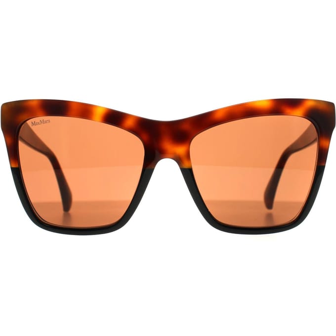 Max Mara Cat Eye Womens Havana Bruin MM0008 Logo2