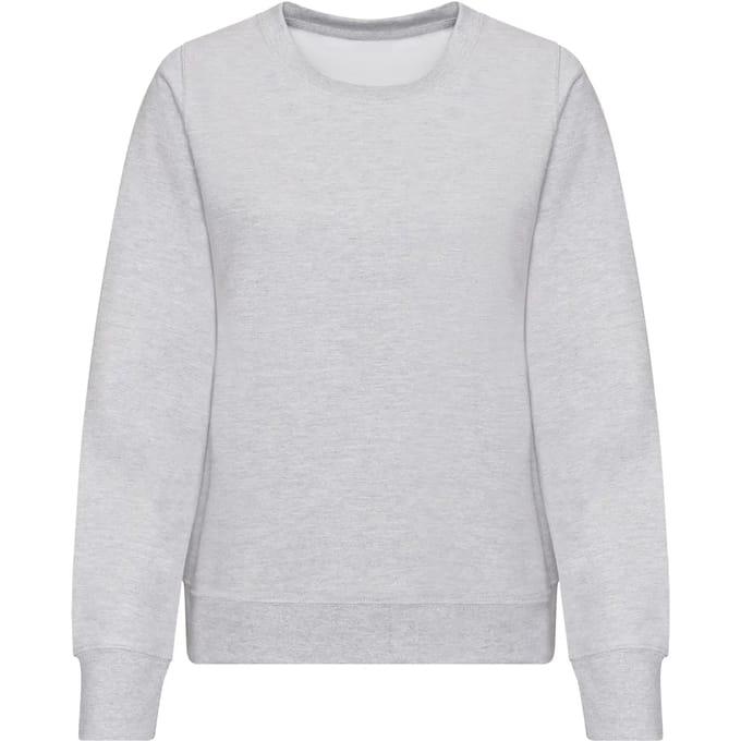 Just Hoods - AWDis Sweat Dames - Heather Grey maat M