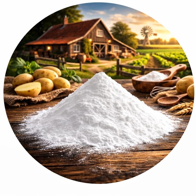 De Kruidenbaron - Aardappelzetmeel 1000 gram - zak 1 kilo
