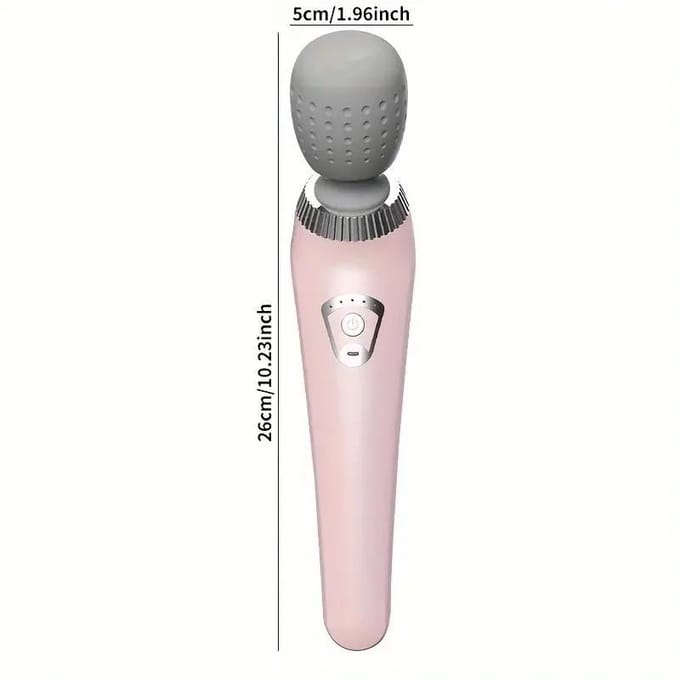 Draagbare handmassager, USB oplaadbaar, multifunctionele full body massage, ontspan nek, rug, benen en taille wit