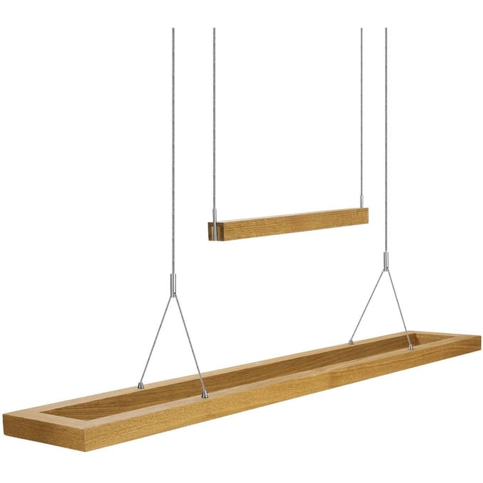 HerzBlut Amalia LED hanglamp, asteiken geolied