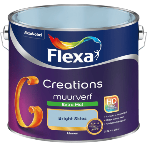 Flexa - Creations Muurverf Extra Mat - Lichtgrijs - Mengverf - 1 L