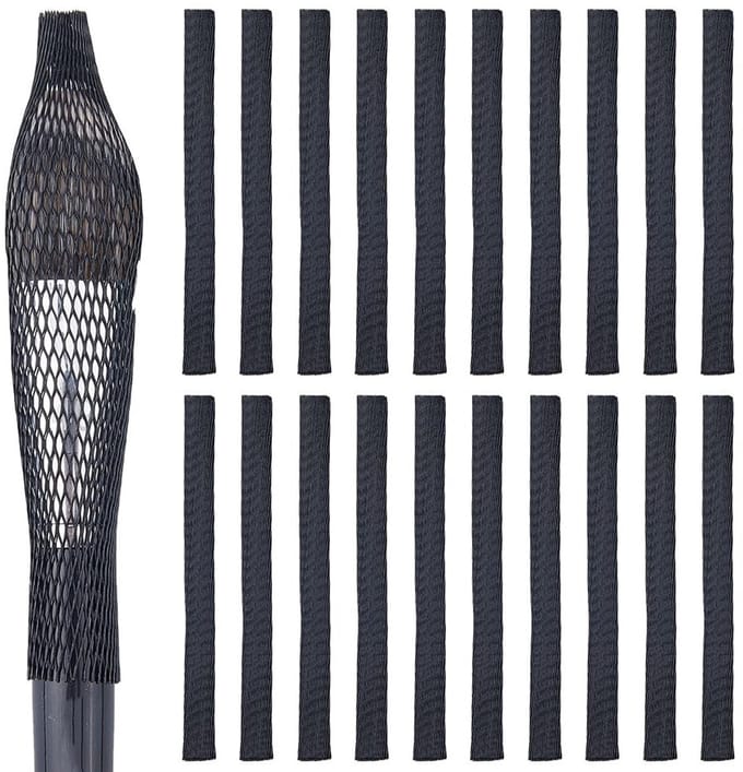 Vt products - Make-up Borstel Protector - Herbruikbaar - Elastische Netting - 100 Stuks - Perfect voor Reizen - 12 cm
