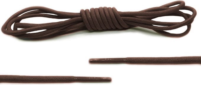 The Kicks Don® Wax Veters Rond - 80 cm - Donkerbruin