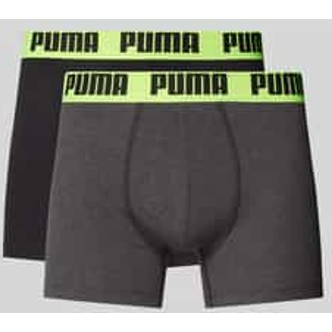 Boxershort met labeldetail in een set van 2 stuks
