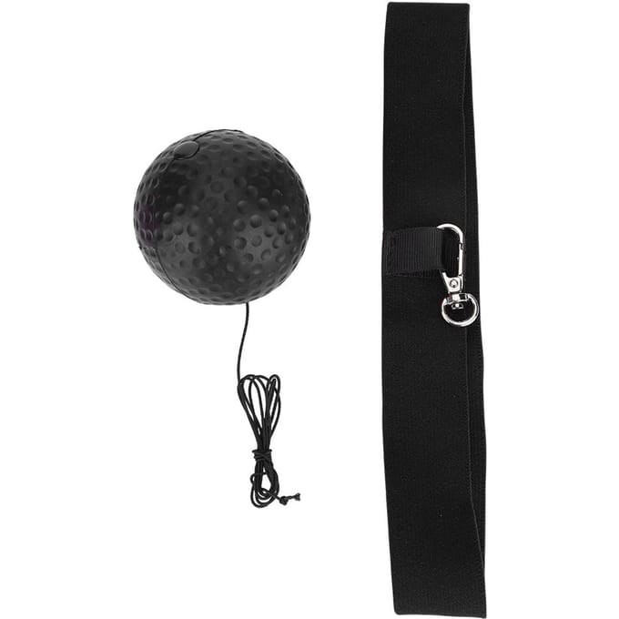 Boksuitrusting Vecht Stoot Reflexbal Met Hoofdband voor Training Boksen Stressverlichting Zwart black