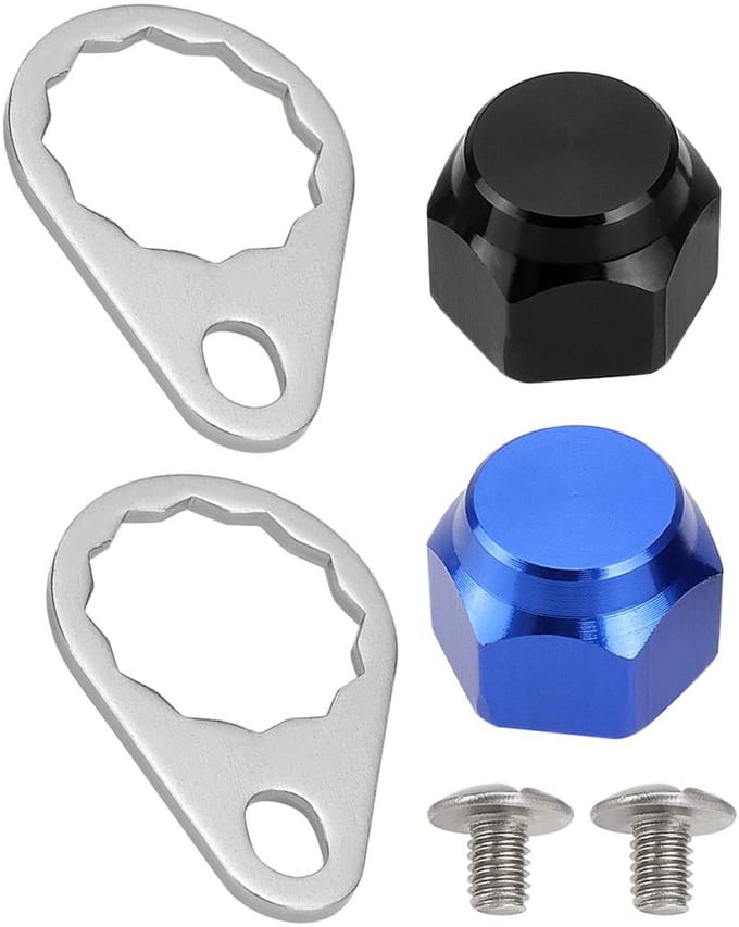 Dailygoods- Visserijhaspelschroef 2 Stuks - M7 Borgmoer - Metalen