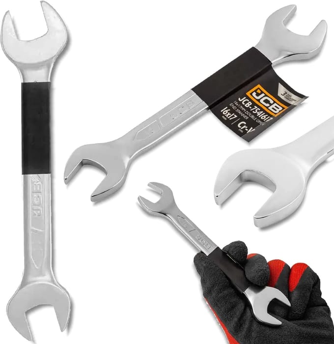 JCB - Steeksleutel - 16-17 mm - Ergonomisch - Cr-V Staal