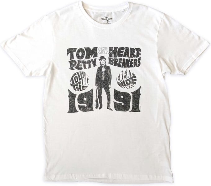 Tom Petty And The Heartbreakers - Great Wide Open Tour Heren T-shirt - 2XL - Wit