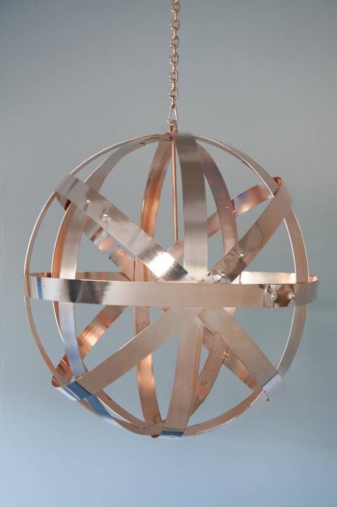 Hanglamp "Corsica" 50cm / Koper