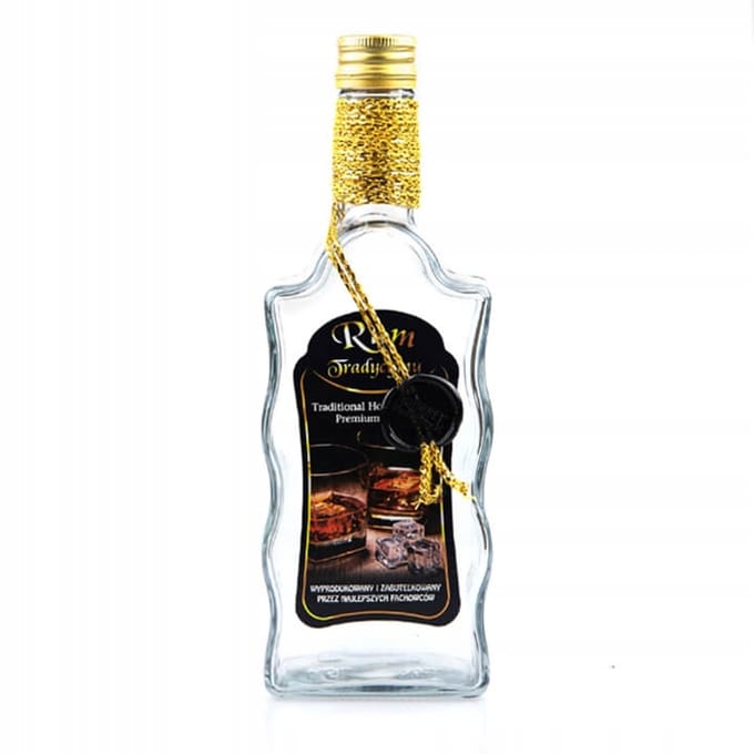 Bimberek - Decoratieve Fles - 500ml - Sterk Glas - Traditionele Rum
