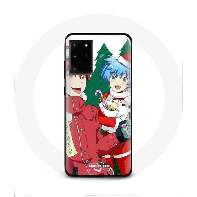 Coque pour Samsung Galaxy S11 Plus Karma et Nagisa Assassination Classroom Anime Christmas day