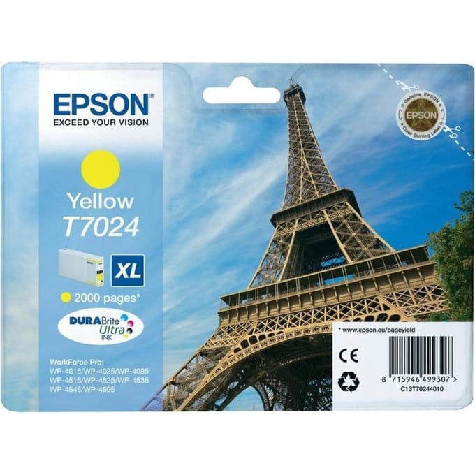 Epson T7024 inktcartridge geel hoge capaciteit (origineel)