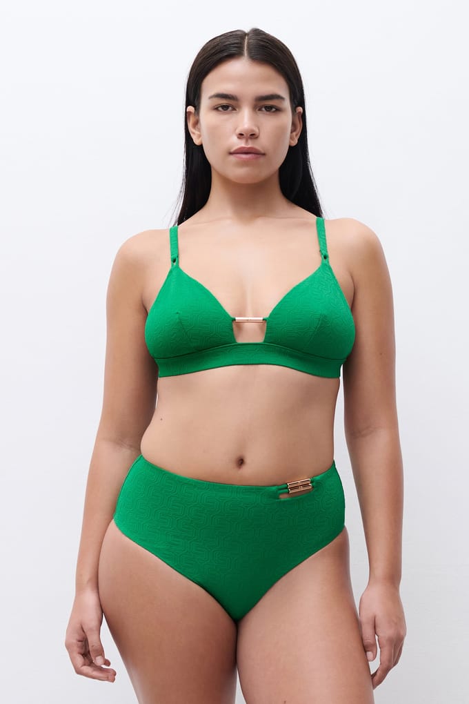 Chantelle Hera Brief Emerald Green Taglia: 42 | Bikini Outlet | Donna | Verde