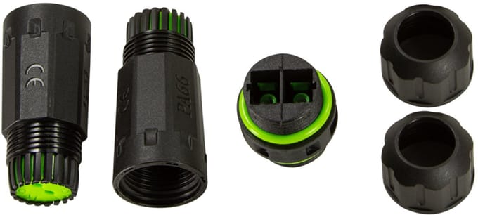 LogiLink glasvezel koppeling SC-duplex met kabelwartel IP68