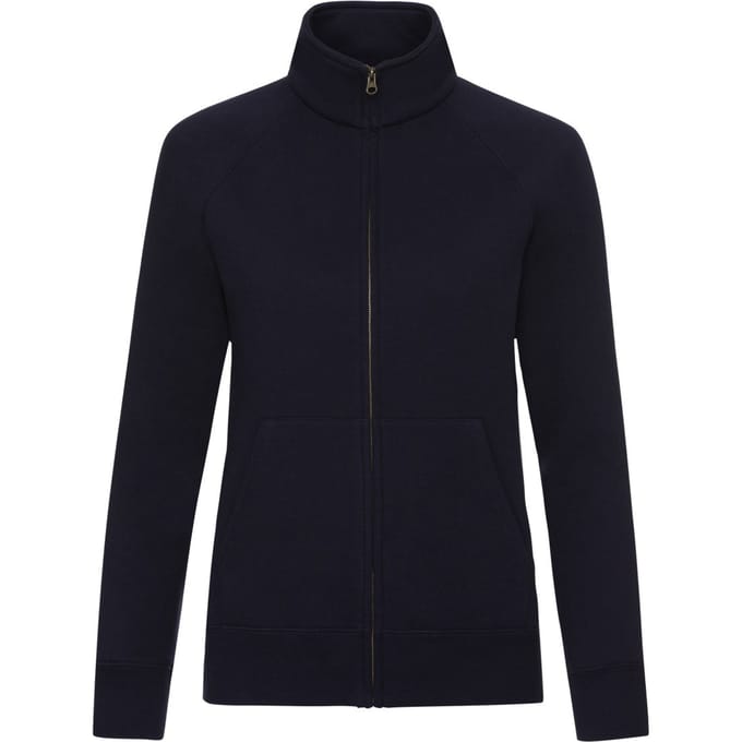 Fruit of the Loom Dames/Dames Premium Lady Fit Sweatjack (Deep Navy)