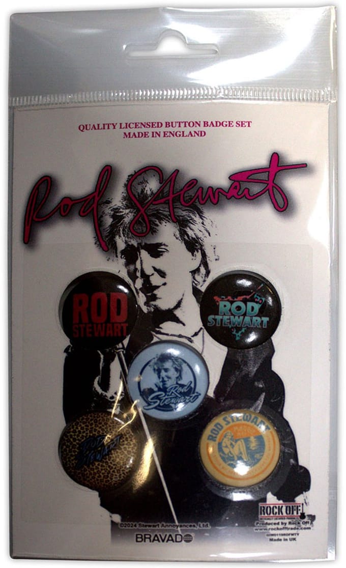 Rod Stewart - Logos Badge/button - Multicolours