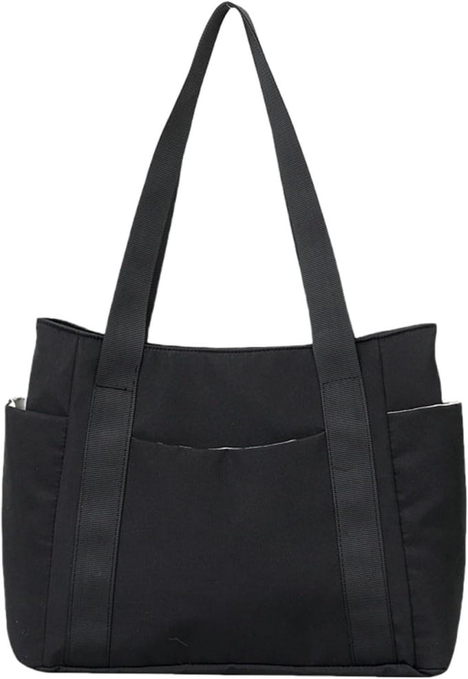 Tote Tas Vrouwen - Schoudertas Canvas - Dagelijkse Benodigdheden - Grote Capaciteit - Niet Gespecificeerd - Zwart