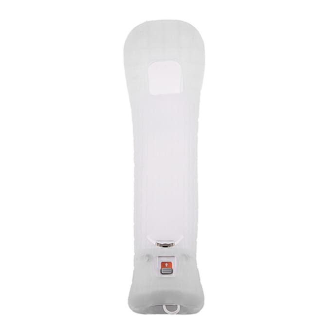 Motion Plus MotionPlus Sensor Adapter   Siliconen Hoes Cover voor Nintendo Wii Afstandsbediening wit
