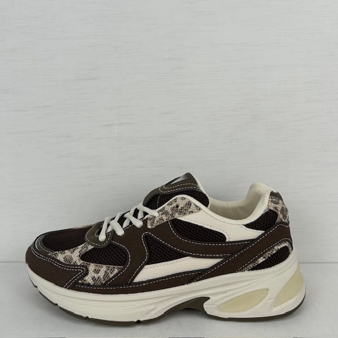 Leuke sneakers met trendy design bruin Bruin / 37