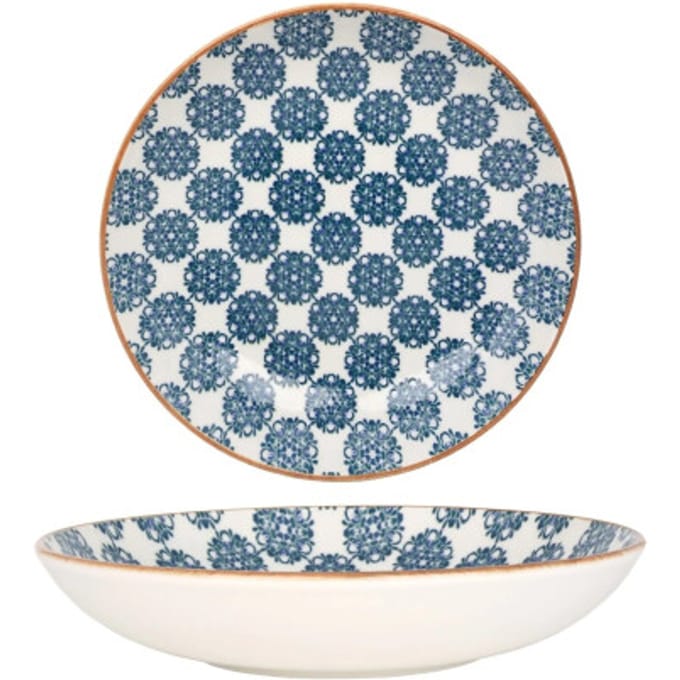 Bonna Diepbord - Lotus - Porselein - 23 cm (1000cc) - set van 6