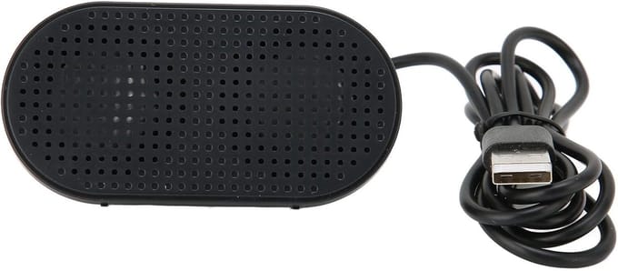 USB Computer Speaker - Mini Stereo Box - Versterkt Geluid - Geen AUX Nodig - 6cm Speaker - Zwart