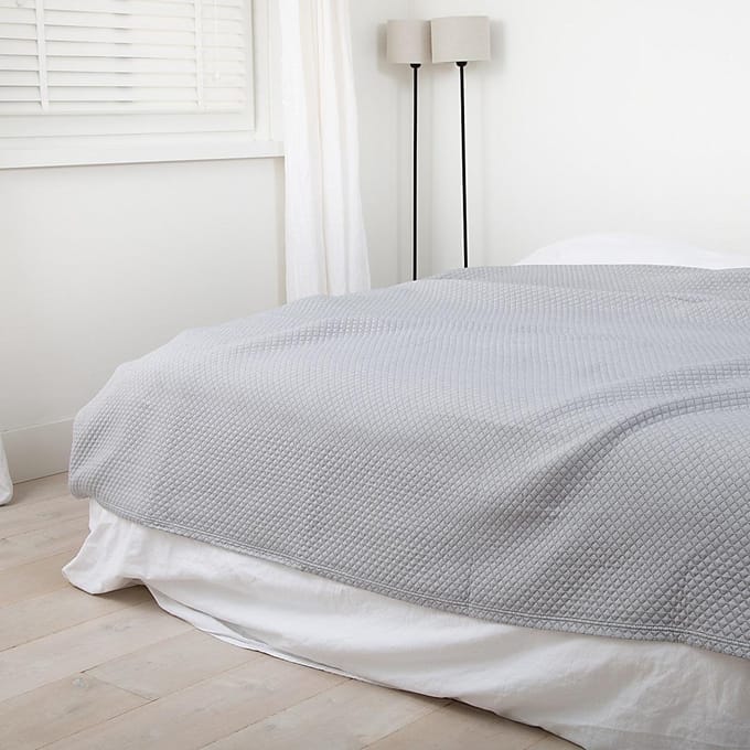 Luxe sprei - Aspen grijs - 270x260