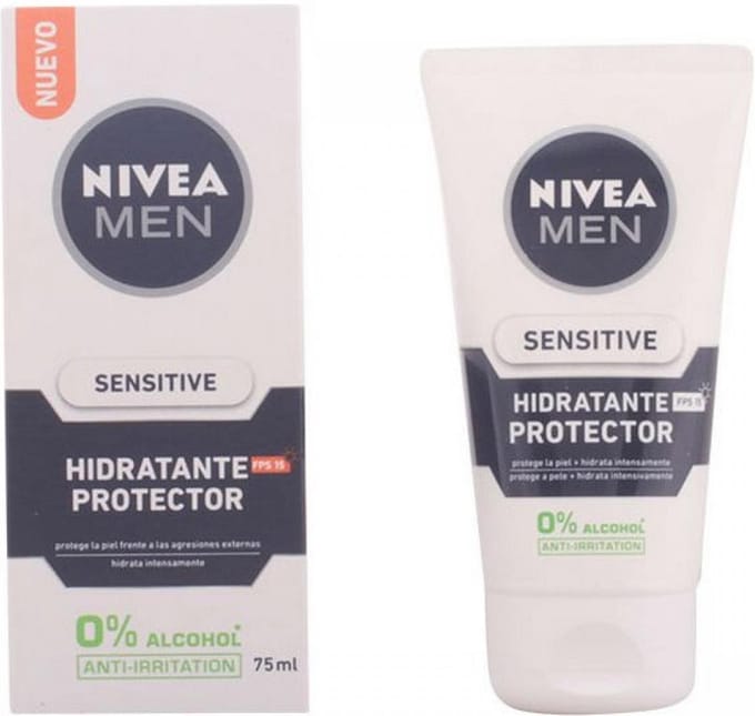 Mannen Gevoelige Hydraterende Bescherming 0% Alcohol Spf15 75 ml