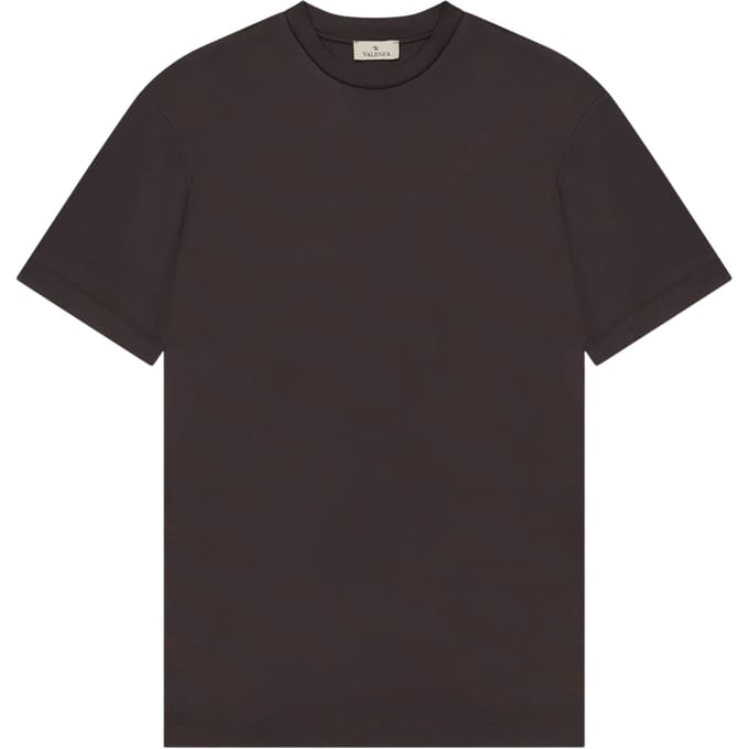 Valenza Interlock Supima T-shirts Donkergrijs 1001