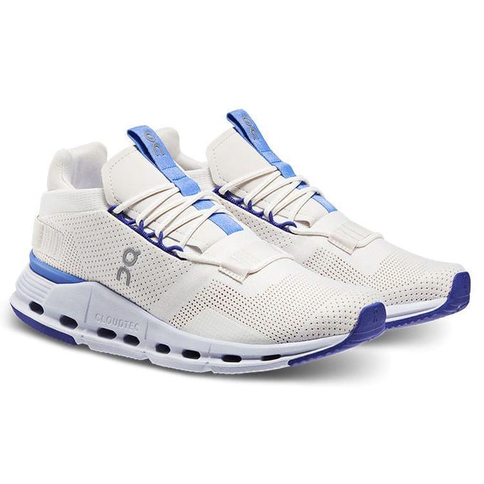 ON Cloudnova Undyed White Heather Dames Sneakers 26.98224 37.5 white