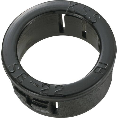 TRU COMPONENTS TC-SBR22203 Kabeldoorvoering Klem-Ø (max.) 17.5 mm Plaatdikte (max.) 3.2 mm Polyamide Zwart 100 stuk(s)