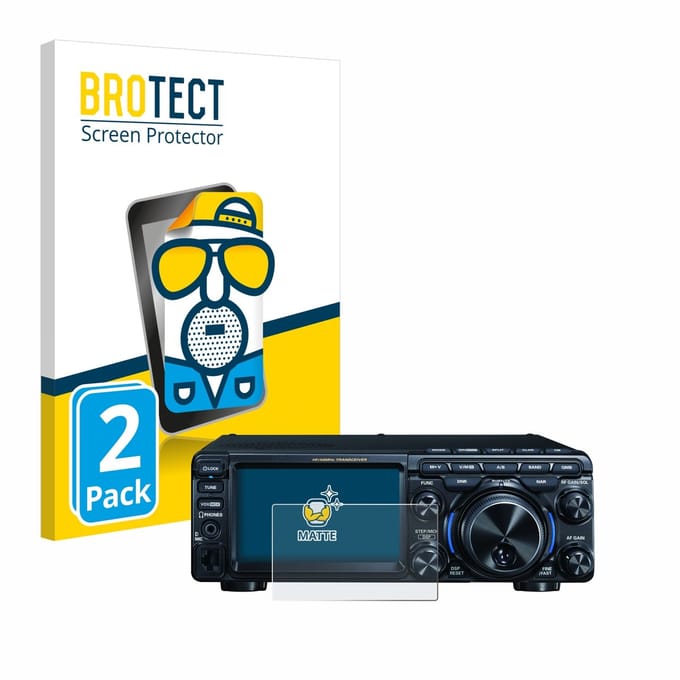 BROTECT - Screenprotector voor Yaesu FT-710 - Folie Beschermfolie matte 2 Stuks