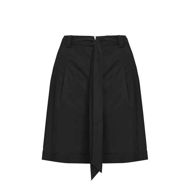 Bermuda met strik voor dames Mat Fashion