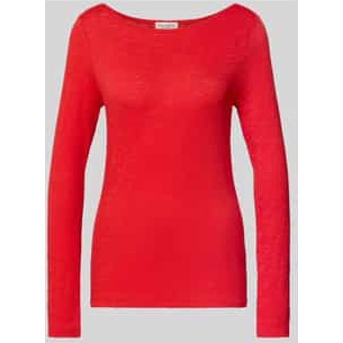 Slim fit shirt met lange mouwen van puur katoen